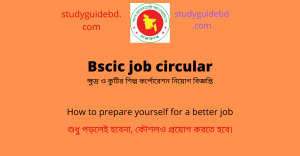 bscic job circular 2022