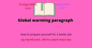 Read more about the article Easy Global warming paragraph for 9-10 with Bangla meaning pdf